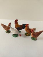 Schleich Huhn Henne Hahn Familie Vogel Bauernhof Hühnerbande