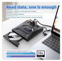 Externes optisches CD-DVD-RW-Laufwerk USB 3.0 Brenner Typ C