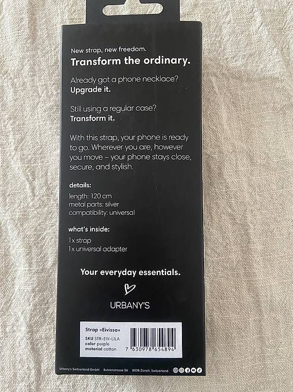 Ketten: URBANY'S Strap Universal – Neu und originalverpackt aus Zürich von Honeymoon_ 1