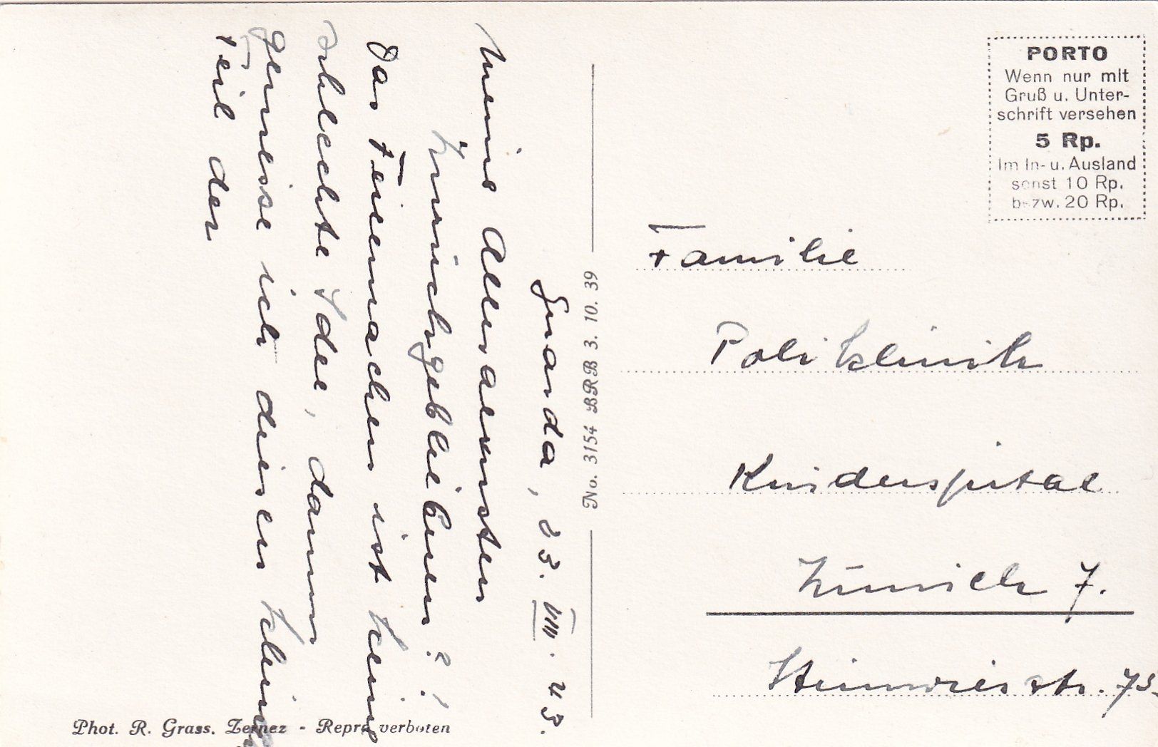 Cartoline postali: Guarda mit Pisoc-Gruppe /aw – Usato da Hombrechtikon venduto da Rudolf07 1