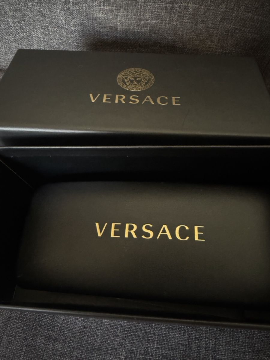 Versace Occhiali & Lenti: Versace Sunglasses gold aviator mirror lenses with box – Usato da Zürich venduto da X.serch 2