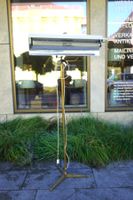 Vintage Stehlampe Messing UV Leuchte HE336