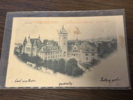 1893 Vintage Postcard: Schweizerisches Landesmuseum Zurich