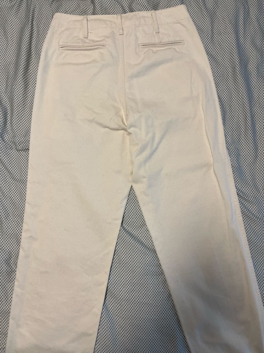 Muji Pantaloni: Muji Chino in Eierschale – Usato da Beringen venduto da ama_tp2p 1