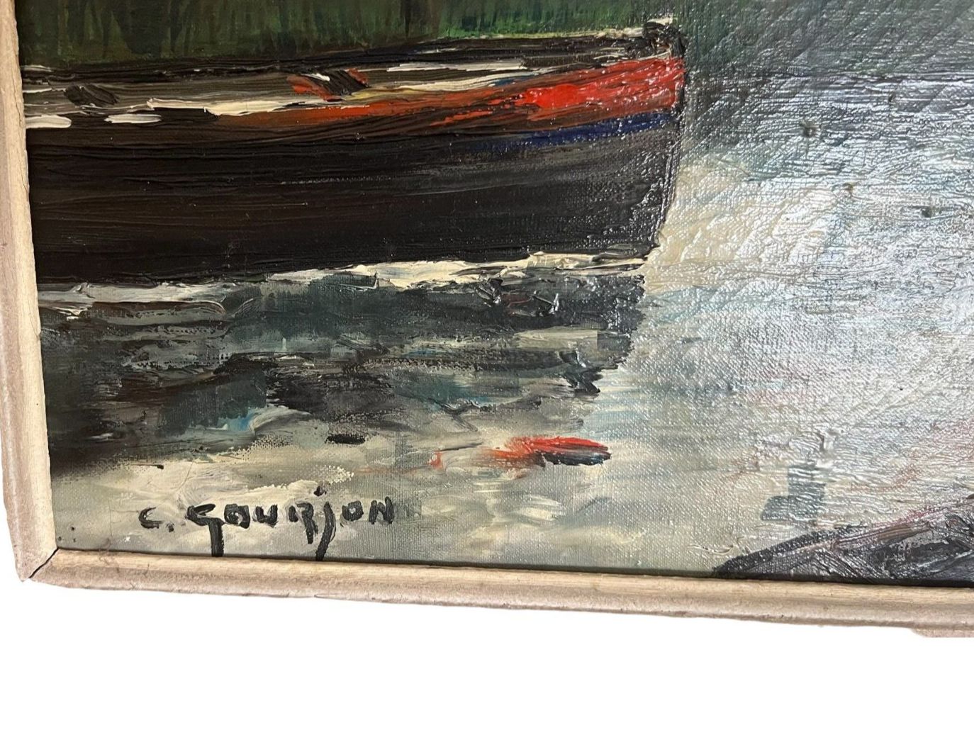 Gemälde: Gourjon Signed Painting / Tableau / Gemälde mid-20th c – Gebraucht aus Apples von the_7jtf