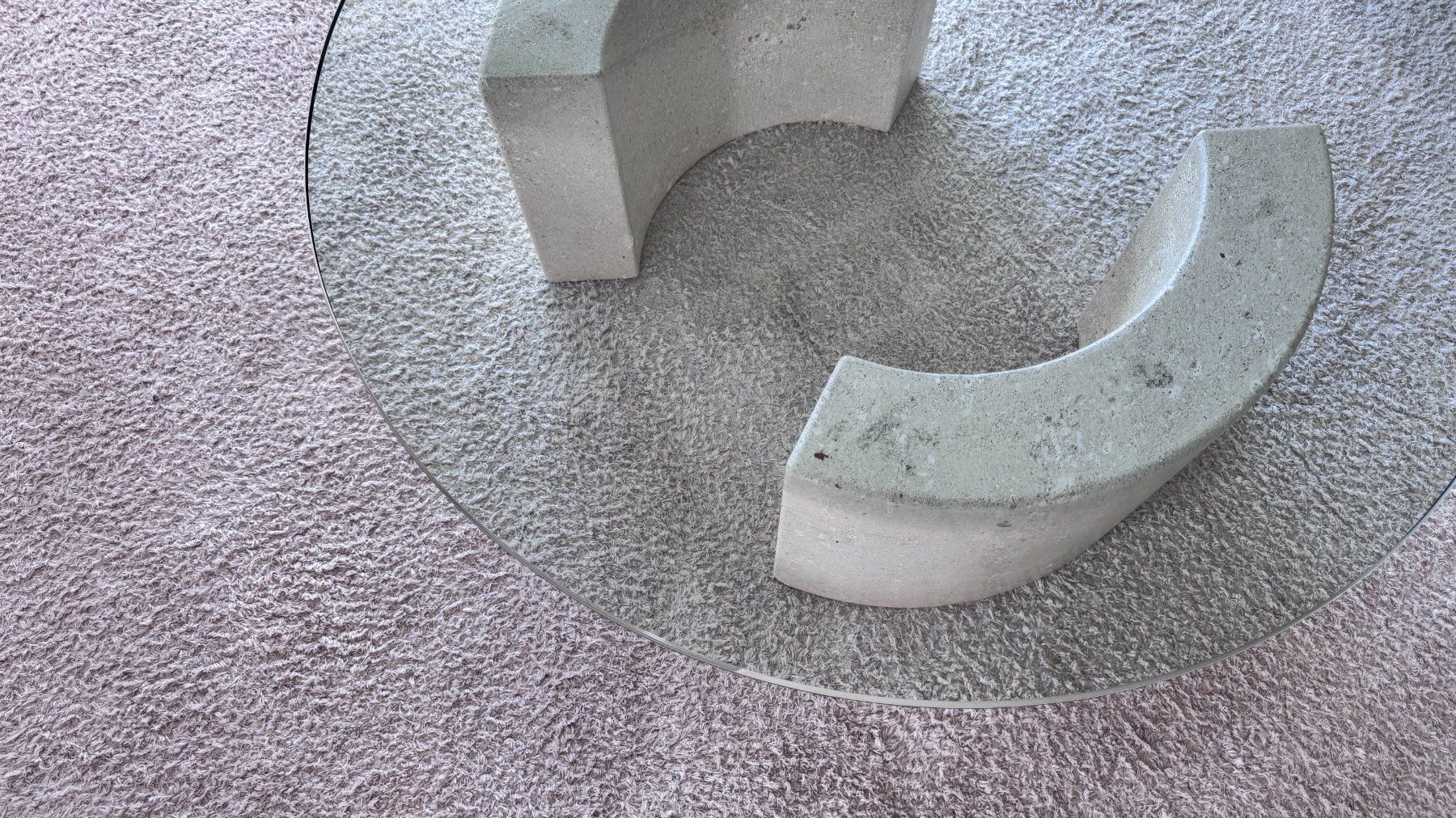 Tavoli: Marmortisch mit Glas – Usato da Dagmersellen venduto da vvinteriorhome 1