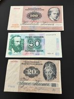 3 verschiedene Banknoten