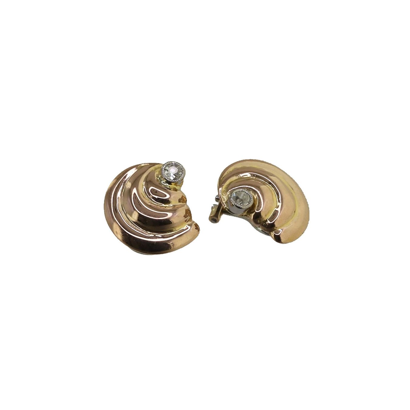 Boucles d'oreille: Diamant Ohrclips – D'occasion à Zürich par Vintage-Jewellery 4