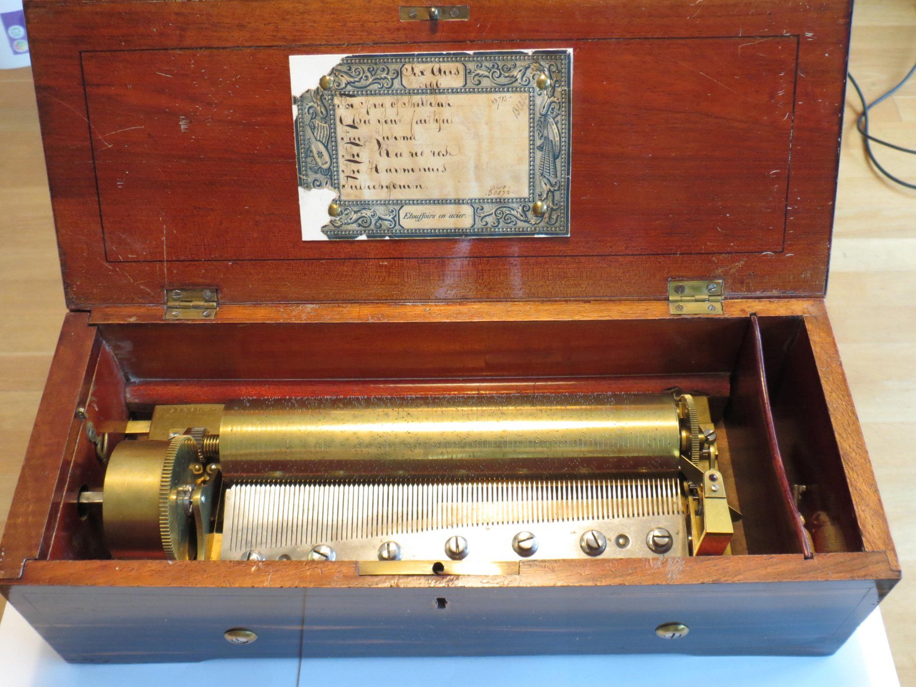 Carillon: Boîte à musique Lecoultre – Usato da chatelaine/geneve venduto da Jeanmarc51