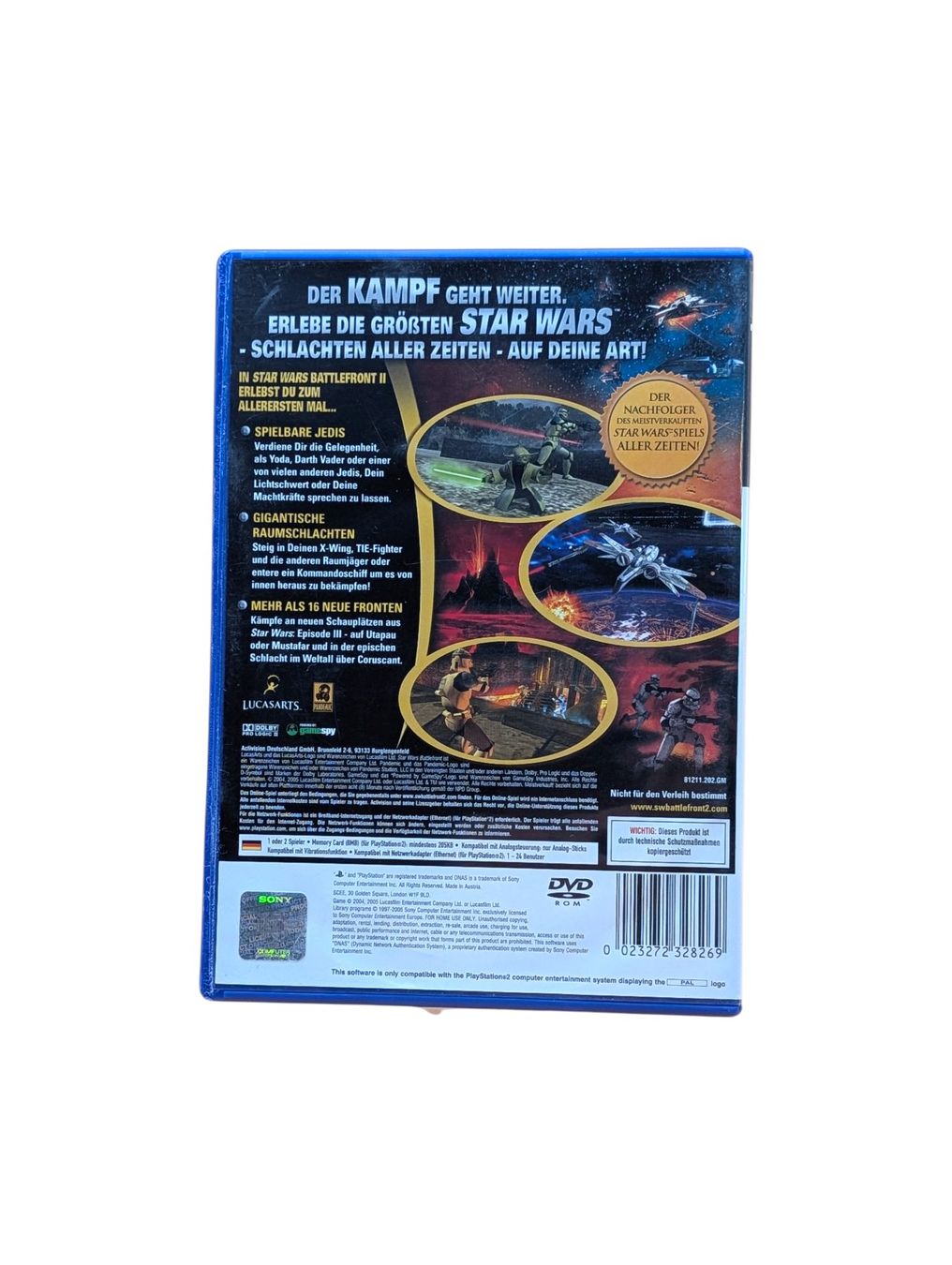 Sony Giochi: Star Wars Battlefront II PlayStation 2 (PS2) – Usato da Domat/Ems venduto da IsseldorsShop 1