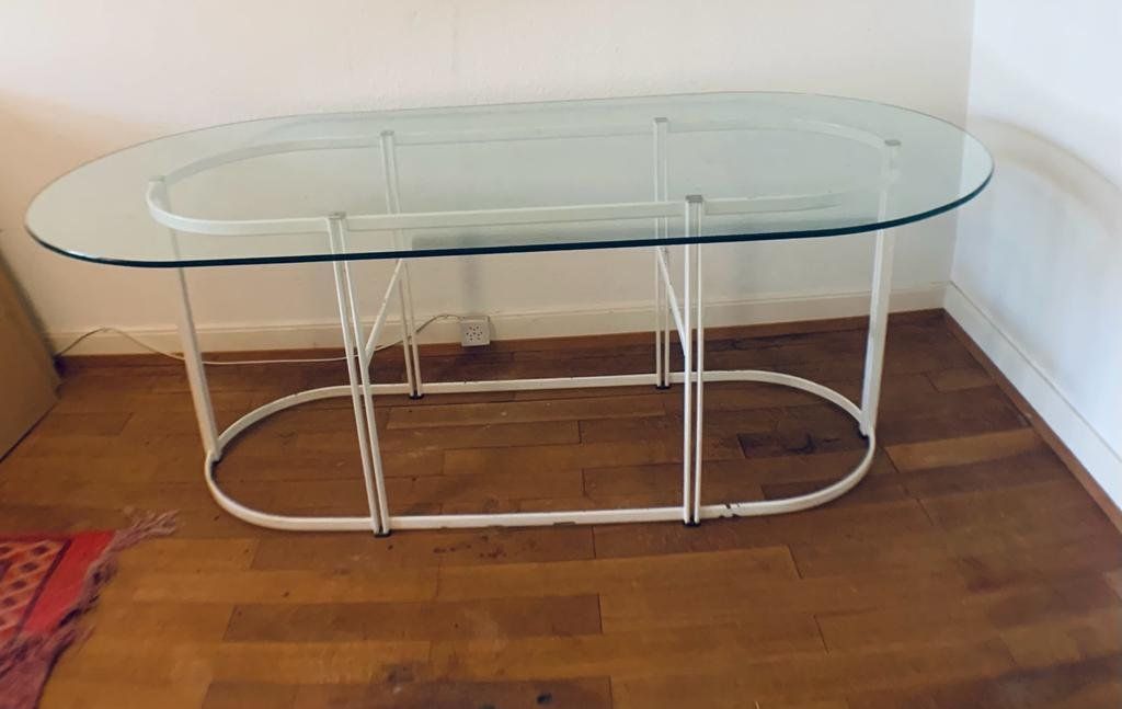 Tavoli: Glastisch Massiv 70er-Jahren – Usato da Basel venduto da Jcva