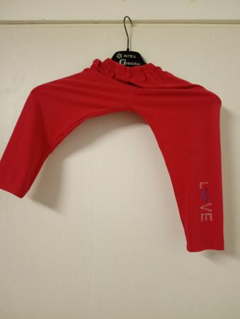 Mädchen Leggings rot Grösse 6 J.D.STAR Collection