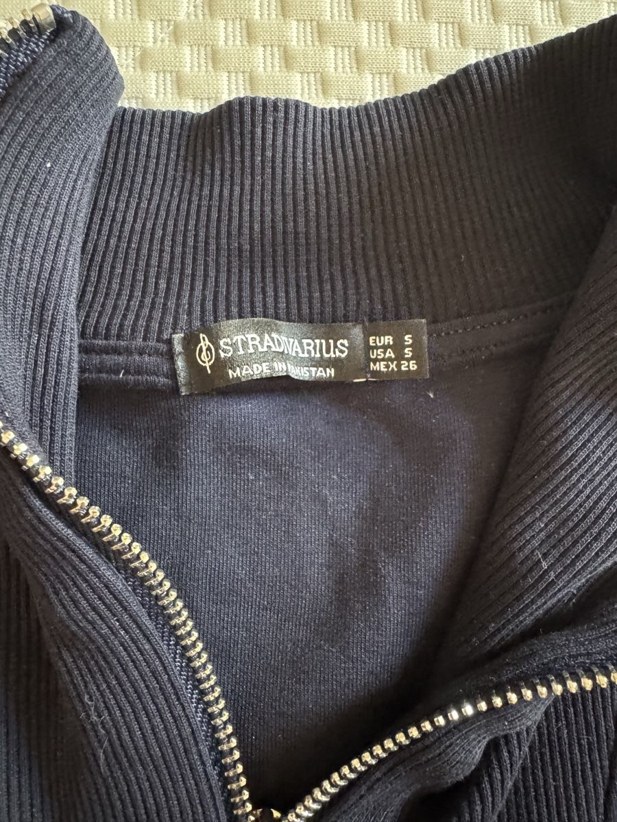 Stradivarius Maglioni & Felpe: Stradivarius Navy 1/4 Zip Pullover - Size S - Fall Essential – Usato da Jonen venduto da alanwales 1