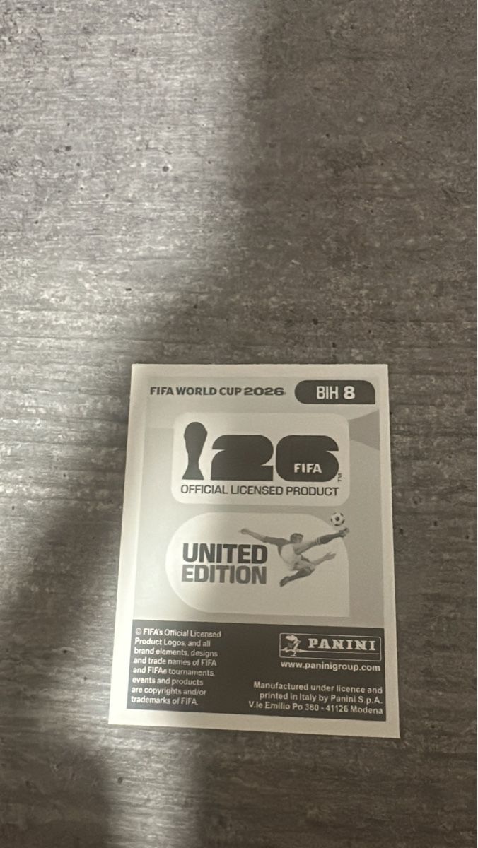 Panini Carte collezionabili: BIH 8 , FIFA WORLD CUP 2026 PANINI  – Nuovo (secondo la descrizione) da Frauenfeld venduto da 1PegPeg1 1