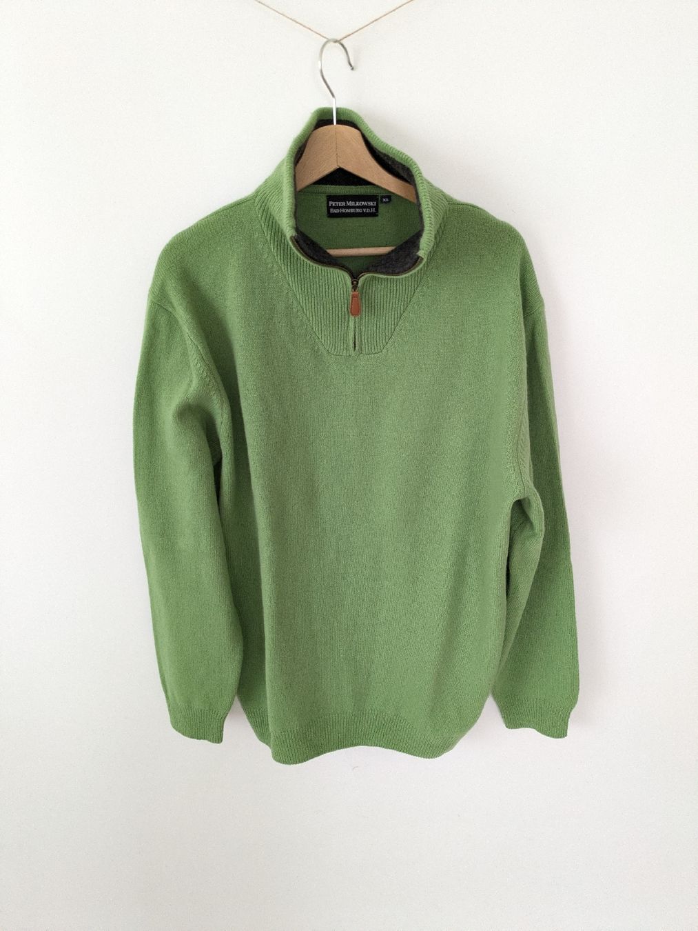 Pullover & Sweatshirts: Herren Pullover Peter Milkowski Grösse XL hellgrün, Wolle 70 – Gebraucht aus Rorschach von joh_v2y2 1