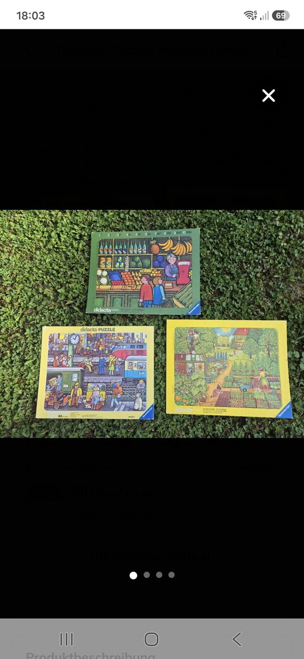Ravensburger Puzzles: Didacta Puzzles , 3er Set,vintage – Gebraucht aus Villmergen von MONCHHICHI