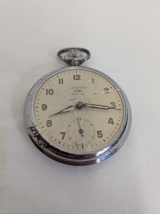 antike Taschenuhr Junghans Astra Shockproof (Defekt) in Weinfelden