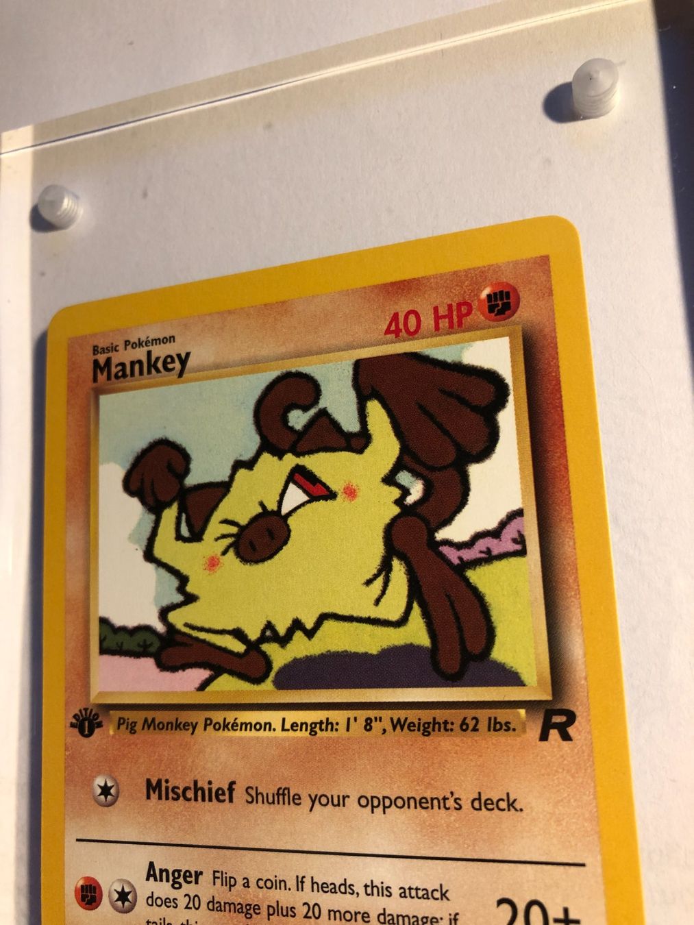 Carte collezionabili: Mankey 1st Team Rocket - MINT - ab 1.- – Usato da Giubiasco venduto da dan_pr8b 3