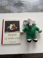 Babar Ajena 1997 + livre Babar et le Père Noël