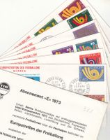 6 FDC Europatreffen Freiballone Mürren 1973