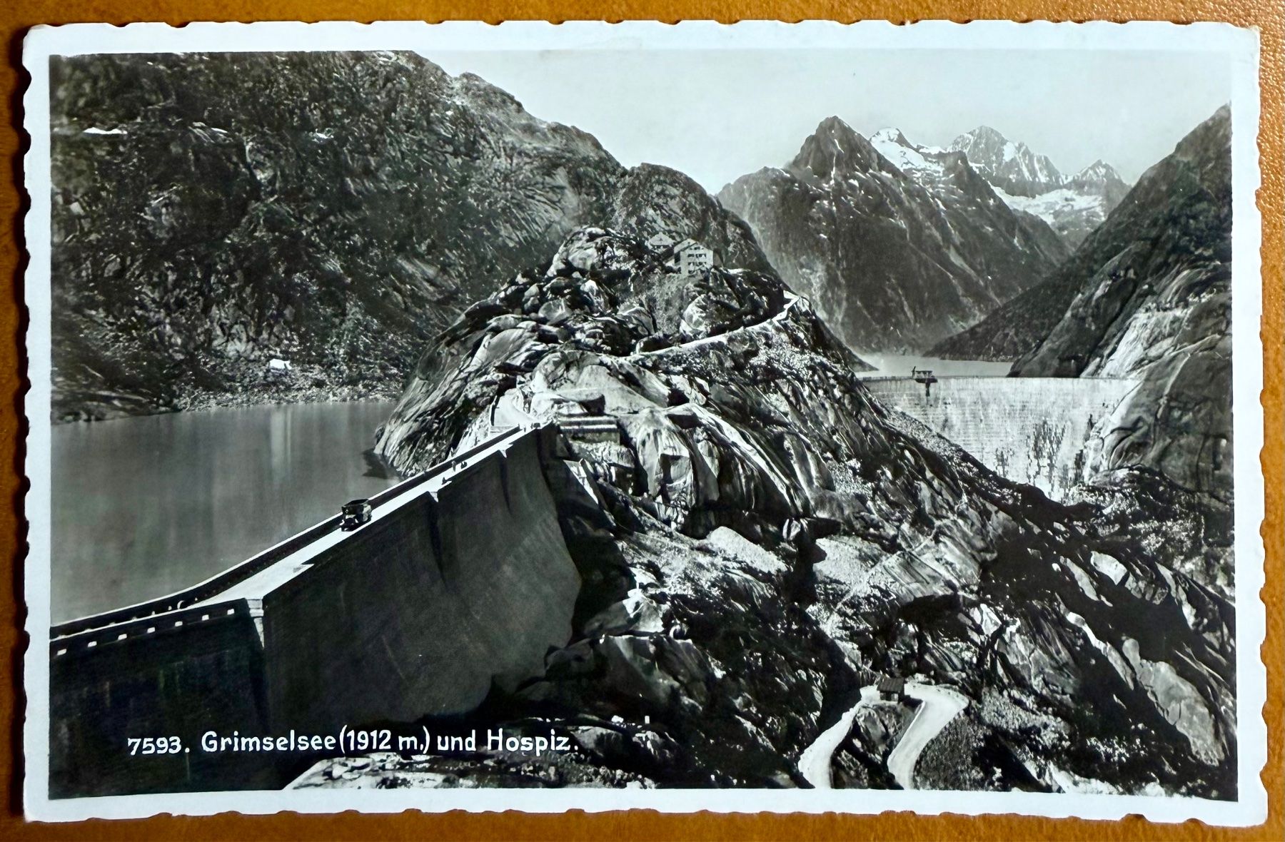 Cartoline postali: AK: Grimsel Hospiz - Grimselsee – Usato da Lutry venduto da Ediego