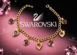 Swarovski Armband Vintage, 18k vergoldet neu & original