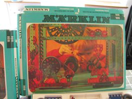 2 Märklin Grundkasten 1010/1030 Metallbaukasten für Bastler