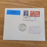 Luftpost Lausanne VIIe Comptoir Suisse H. Wyss Lesysin 1926