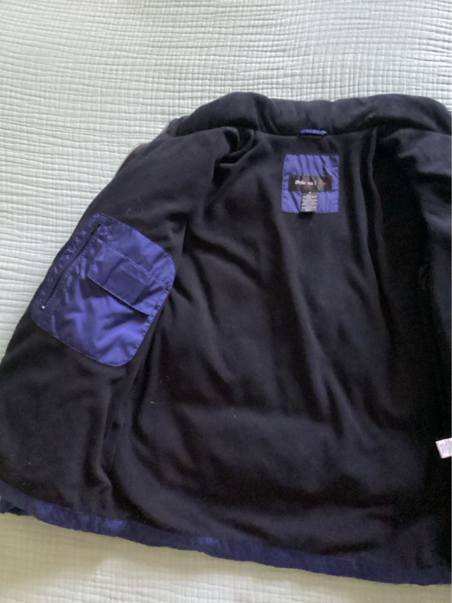Giacche: Steppjacke Style & Co.blau mit eingebauter Kapuze Grösse S – Usato da Nunningen venduto da Vintage59 2