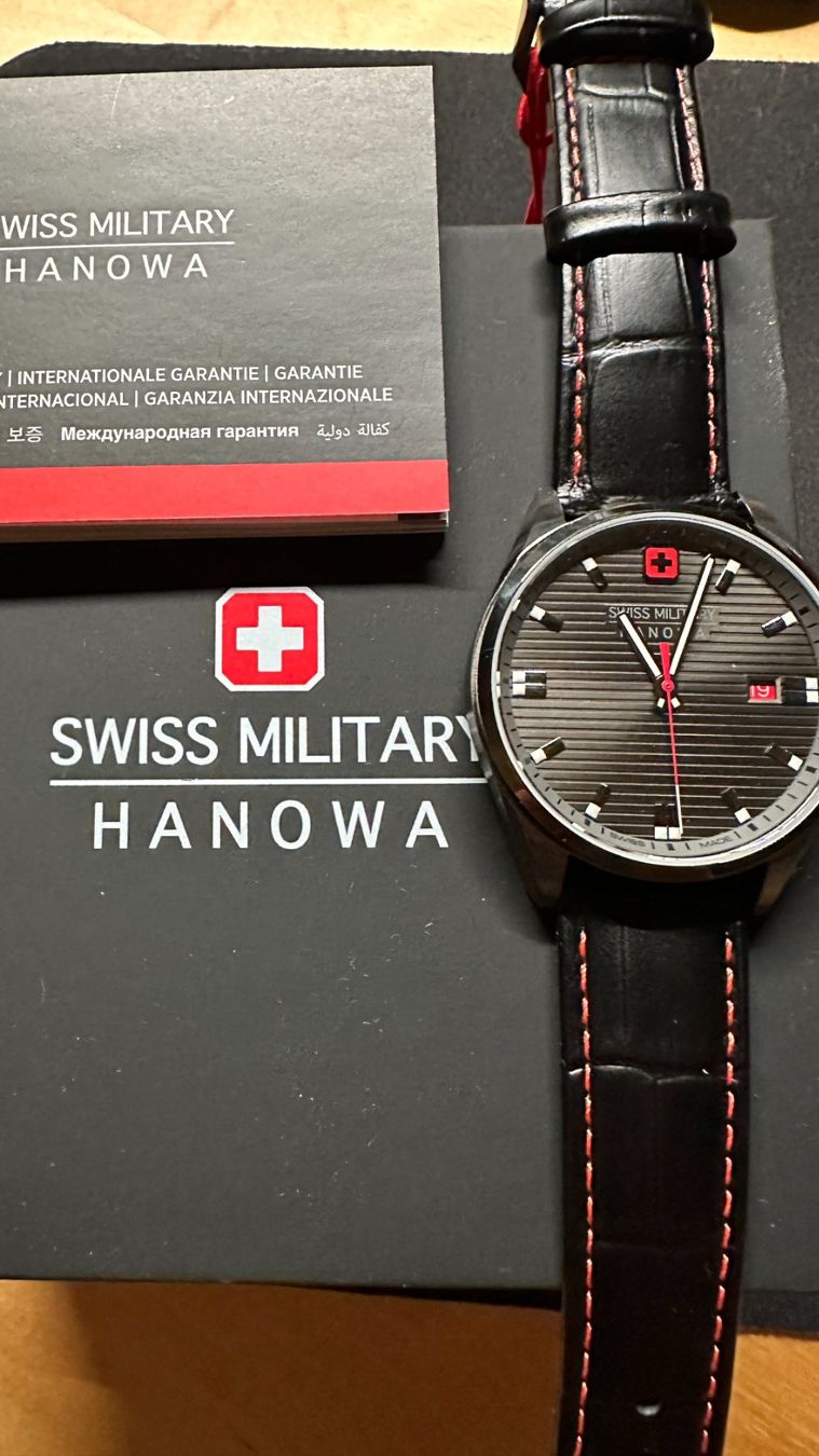 Swiss Military Orologi: Swiss Military Hanowa Roadrunner Grau – Nuovo (secondo la descrizione) da Spiez venduto da Zeitgeist 5