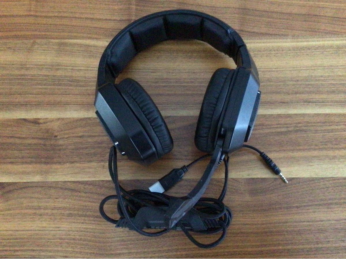 Cuffie: Onikuma K10 Gaming Headset  - Schwarz – Usato da Waldkirch venduto da Blondie13 2