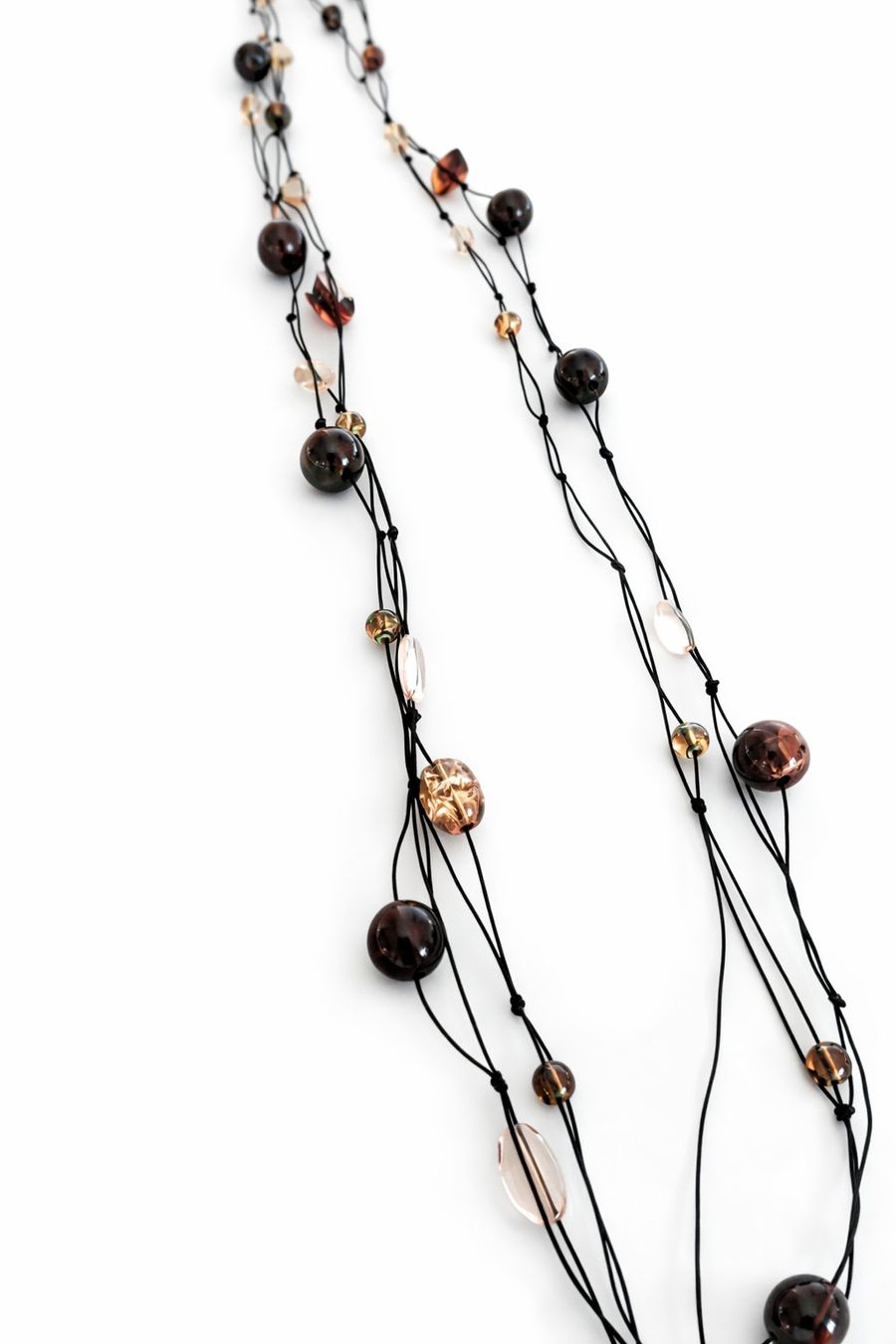 Ketten: Lange braune Kette Perlen – Neu (gemäss Beschreibung) aus Fully von VaneaSelection 4