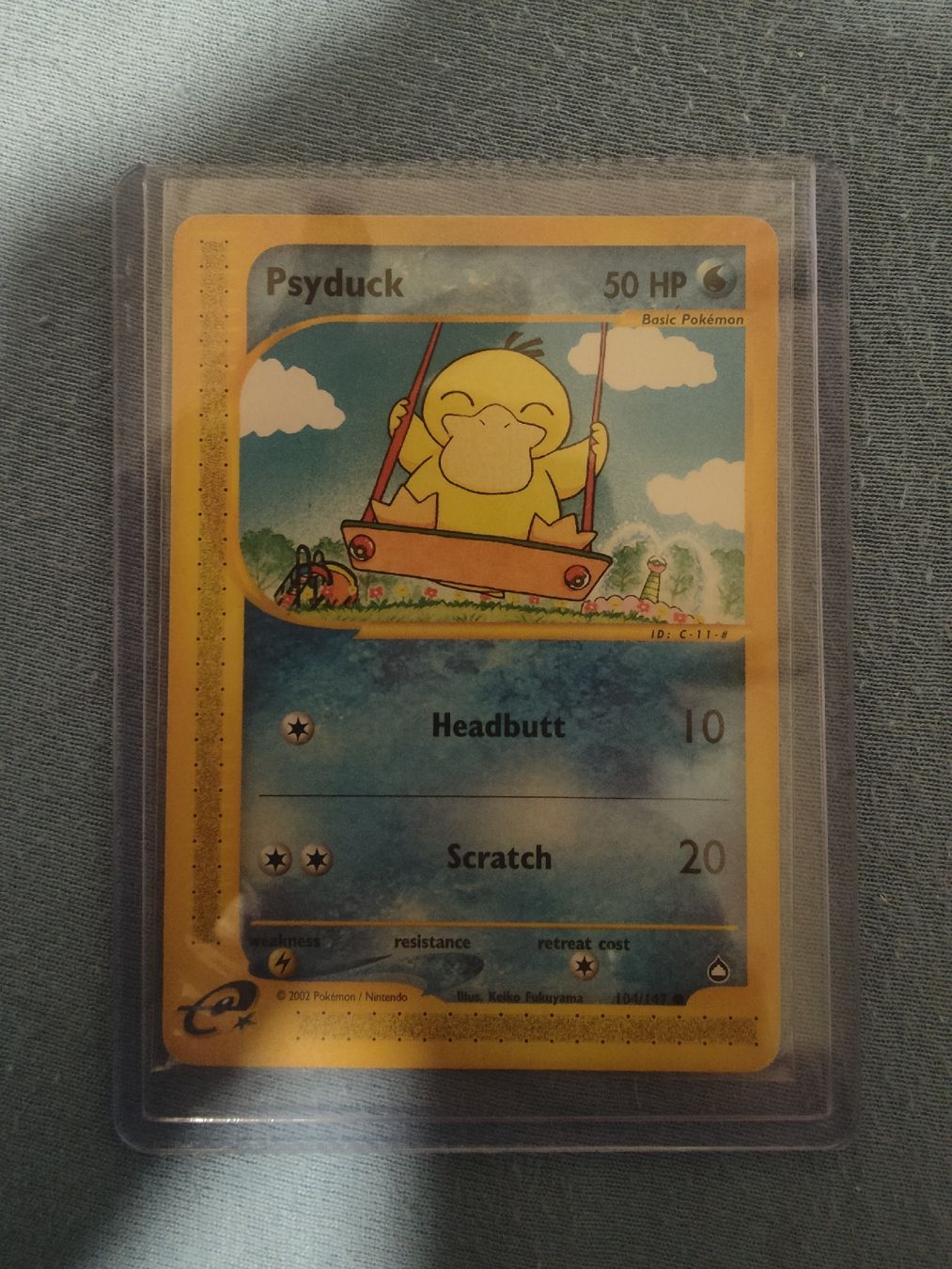 Pokémon Sammelbilder & Trading cards: psyduck aquapolis 104/147 – Gebraucht aus Mettendorf TG von tim_v2p6