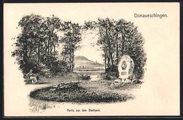 Eugen Felle: Donaueschingen, Partie aus 