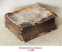 Antikes Buch aus dem Jahr 1698