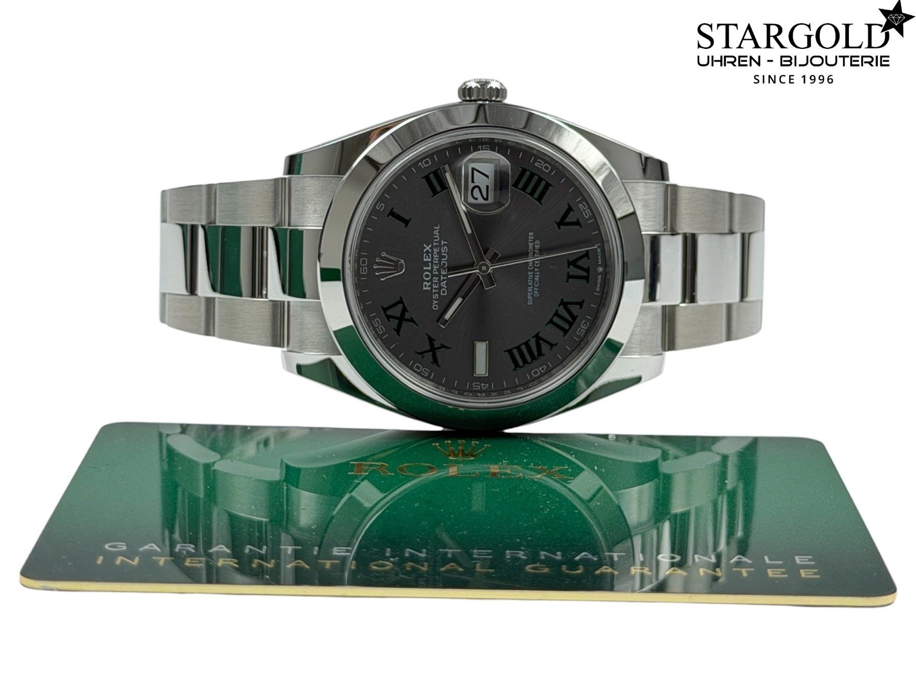 Rolex Uhren: Rolex Datejust 41 Wimbledon - 126300 – Neu und originalverpackt aus Zürich von Stargold-Uhren 8