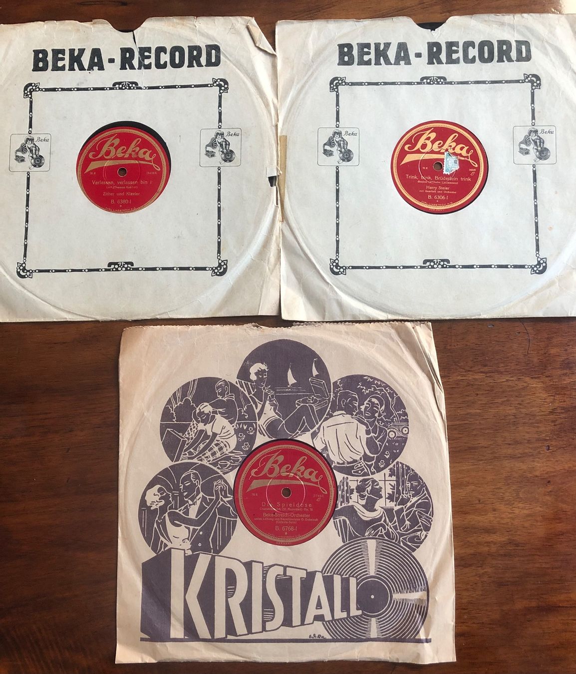 Schallplatten: Schellackplatten Konvolut diverse Marken gebraucht – Gebraucht aus St.Gallen von Leerer 3