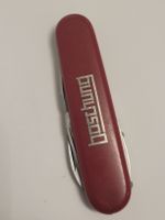 Taschenmesser rot Boschung Werbeaufdruck 