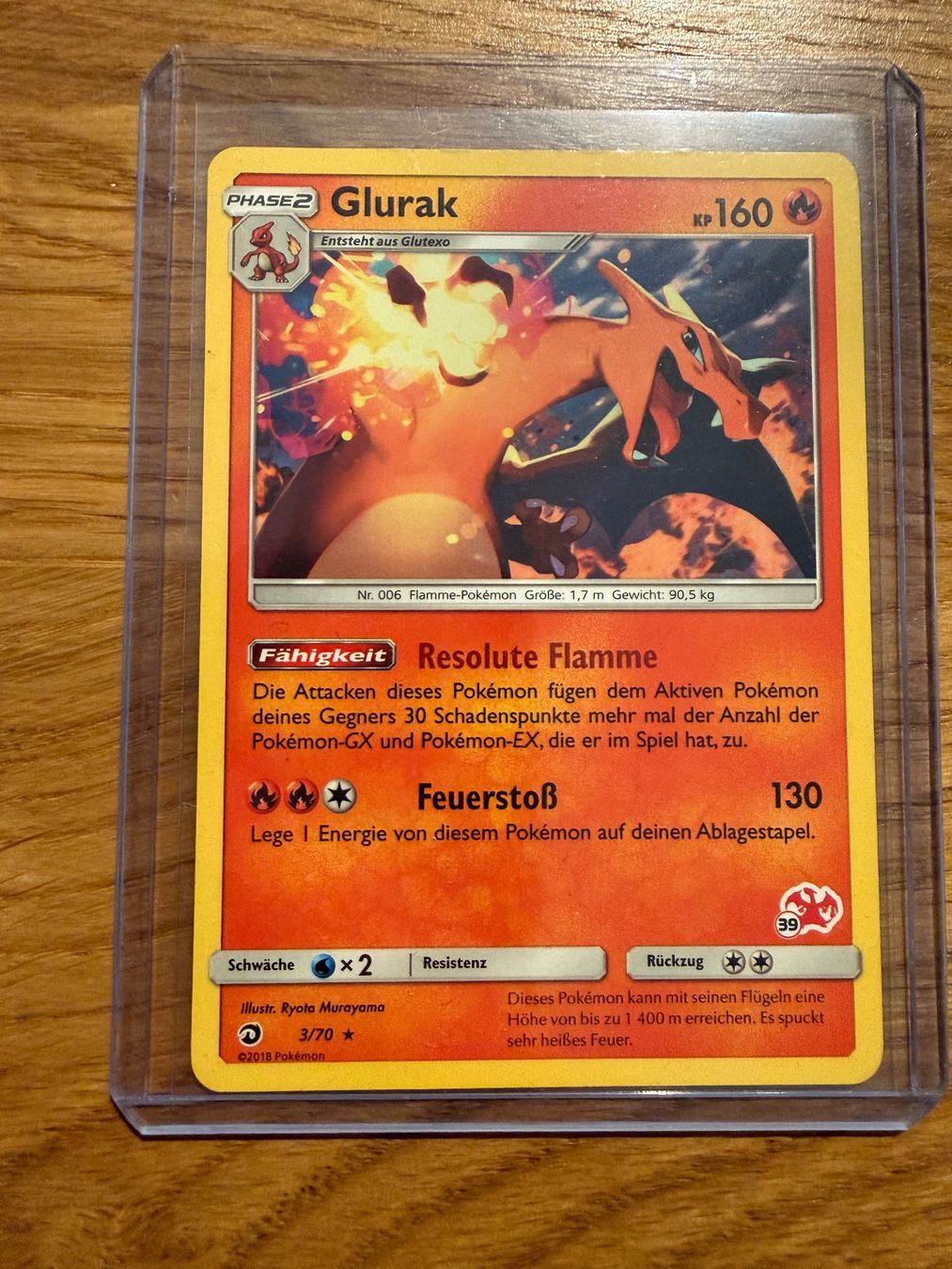 Pokémon Sammelbilder & Trading cards: Glurak 3/70 – Gebraucht aus Amriswil von sim_nlb6