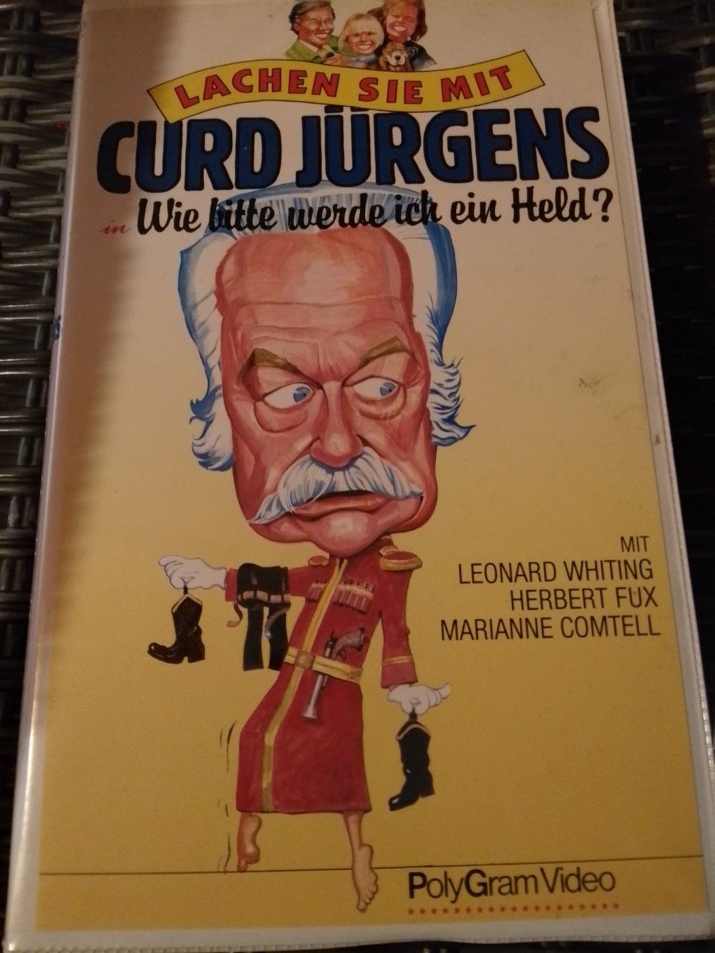 Toutes les VHS: Curd Jürgens wie bitte werde ich ein Held? VHS PolyGram – D'occasion à Remetschwil par Privatflohmi