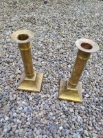 2 Messing Kerzenständer 