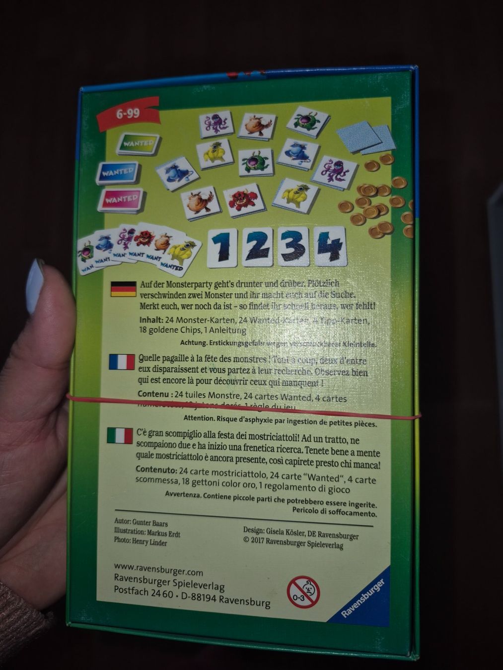 Giochi: Monster Spiel – Nuovo (secondo la descrizione) da Samstagern venduto da 79mace21 1