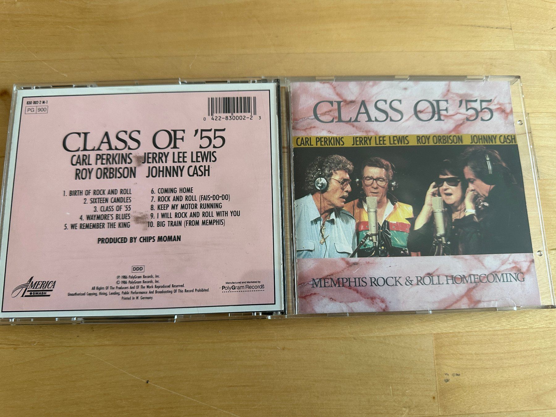 CDs: CARL PERKINS JERRY LEE LEWIS ROY ORBISON JOHNNY CLASS '55 CD – Gebraucht aus Basel von Partridge