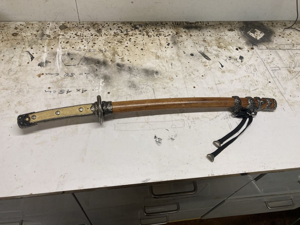 Arte internazionale: DEKO SAMURAI KATANA SCHWERT – Usato da Bottmingen venduto da Surubi