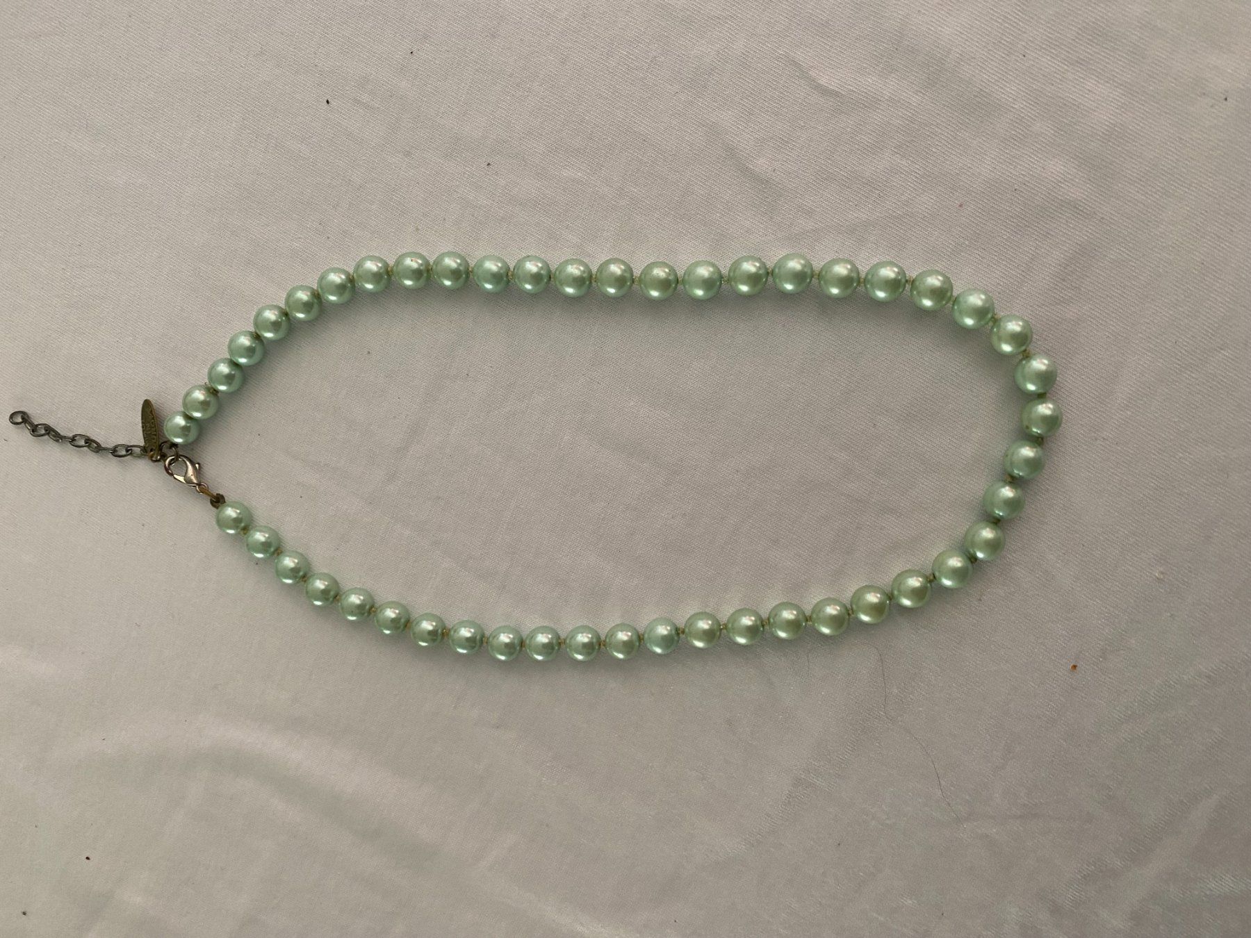 Catenine: Halskette  mintgrün   42cm – Usato da Allenwinden venduto da Obalu