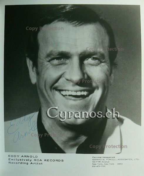 Autogramme: Eddy Arnold (1918-2008) Sänger - Autogramm – Gebraucht aus Dietikon von cyranos1