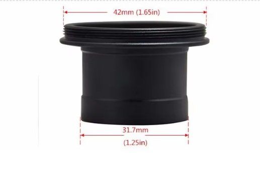 Adattatori foto: T-Mount-Teleskopadapter aus Metall – Nuovo (secondo la descrizione) da Nidau venduto da EXP40 1