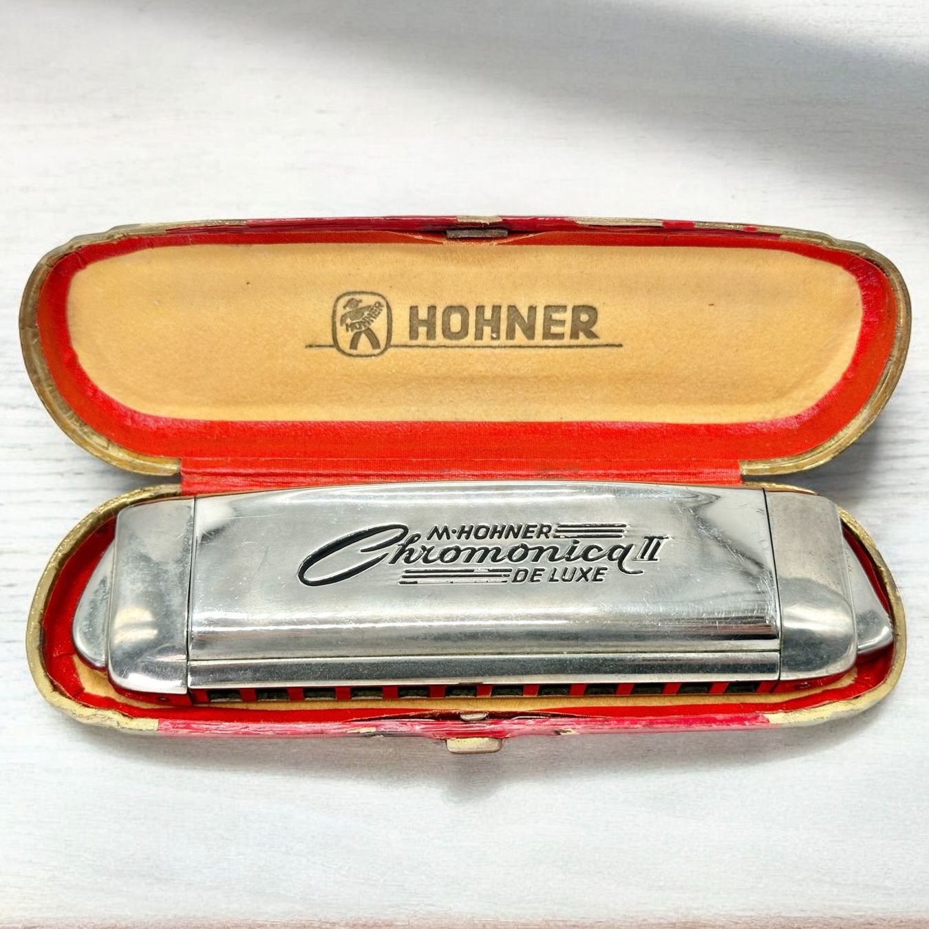 Hohner Musikinstrumente: Hohner Chromatica II Deluxe - Harmonica vintage – Gebraucht aus Morges von 1tiquaire