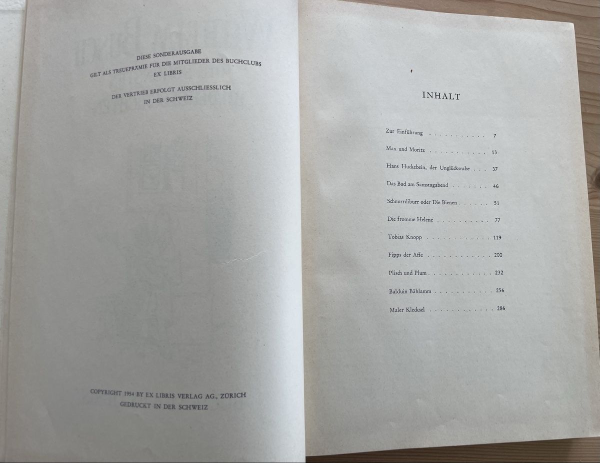 Bücher: Wilhelm Busch – Gebraucht aus Solothurn von Alanis4 2