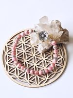 Bracelet en pierres naturelles – Rhodochrosite